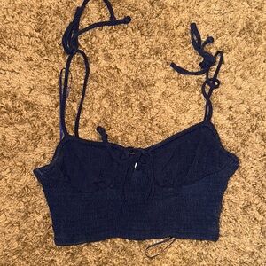 Navy Blue Women's Top